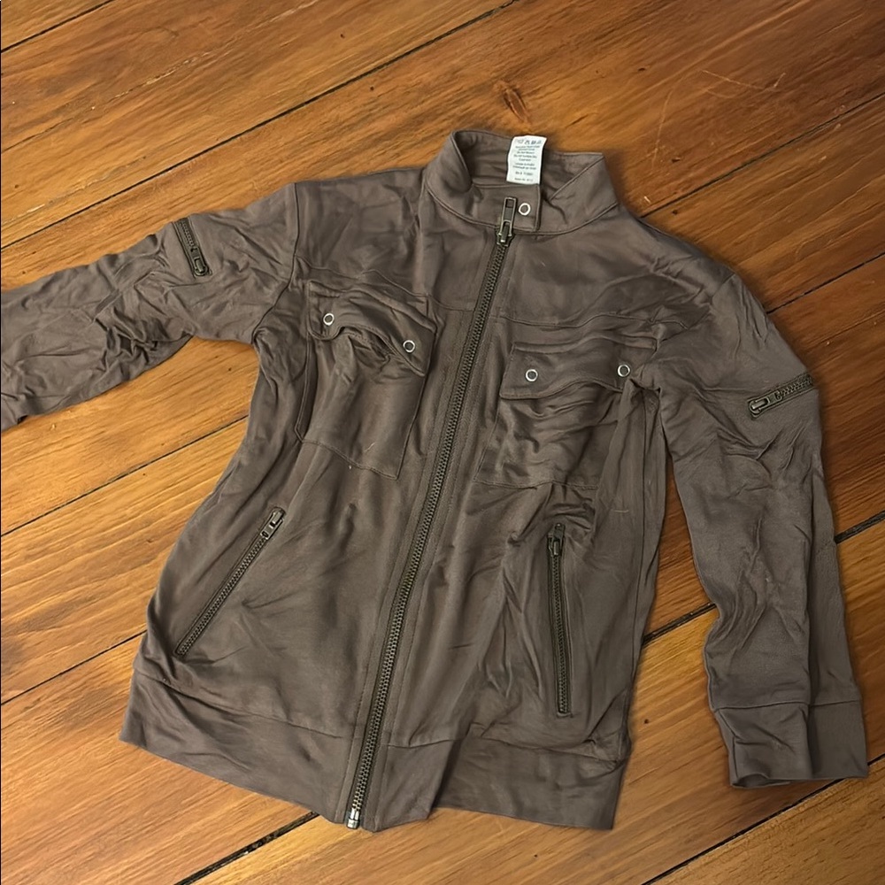 Kate Quinn bamboo moto jacket